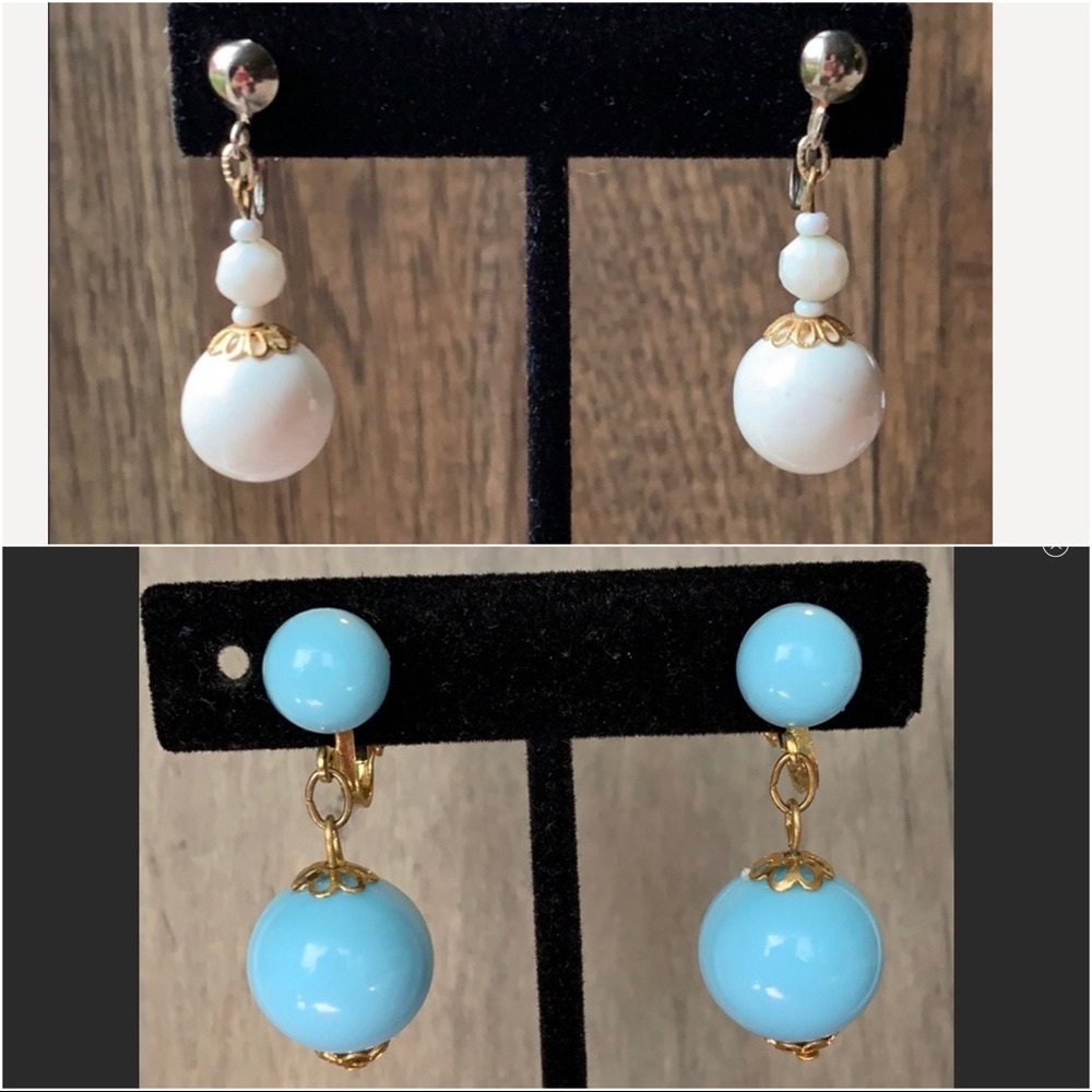 Two Pair of Vintage Earrings
